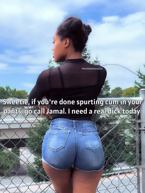 Accept that you're not enough for her.