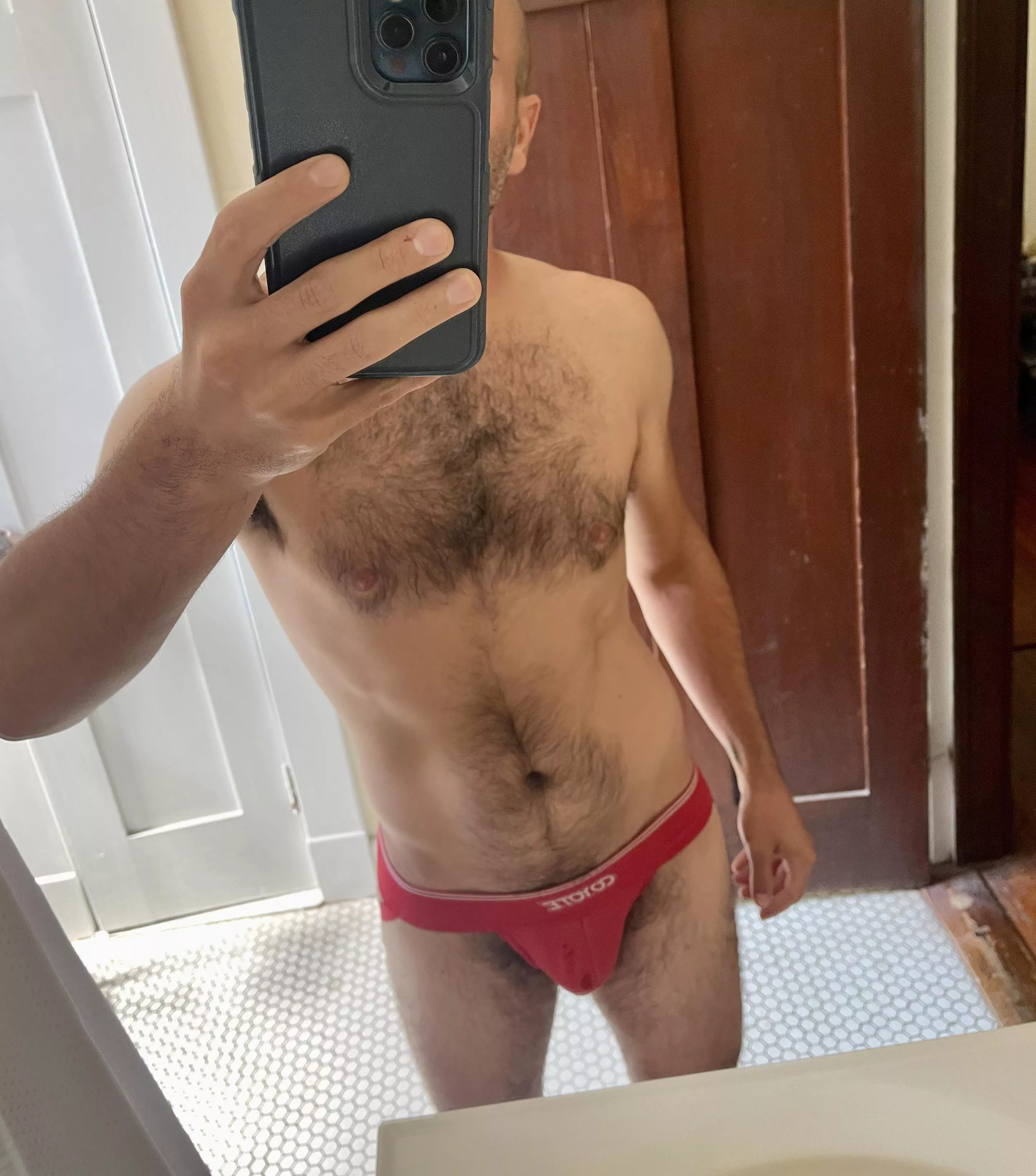 Always wearing a jock