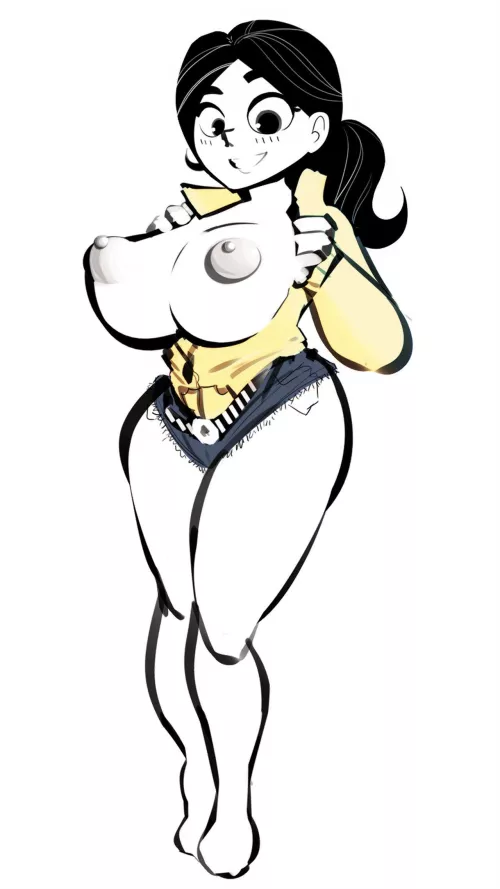 Aviva doesn't need a bra for her outfit (Edalv) [Wild Kratts]