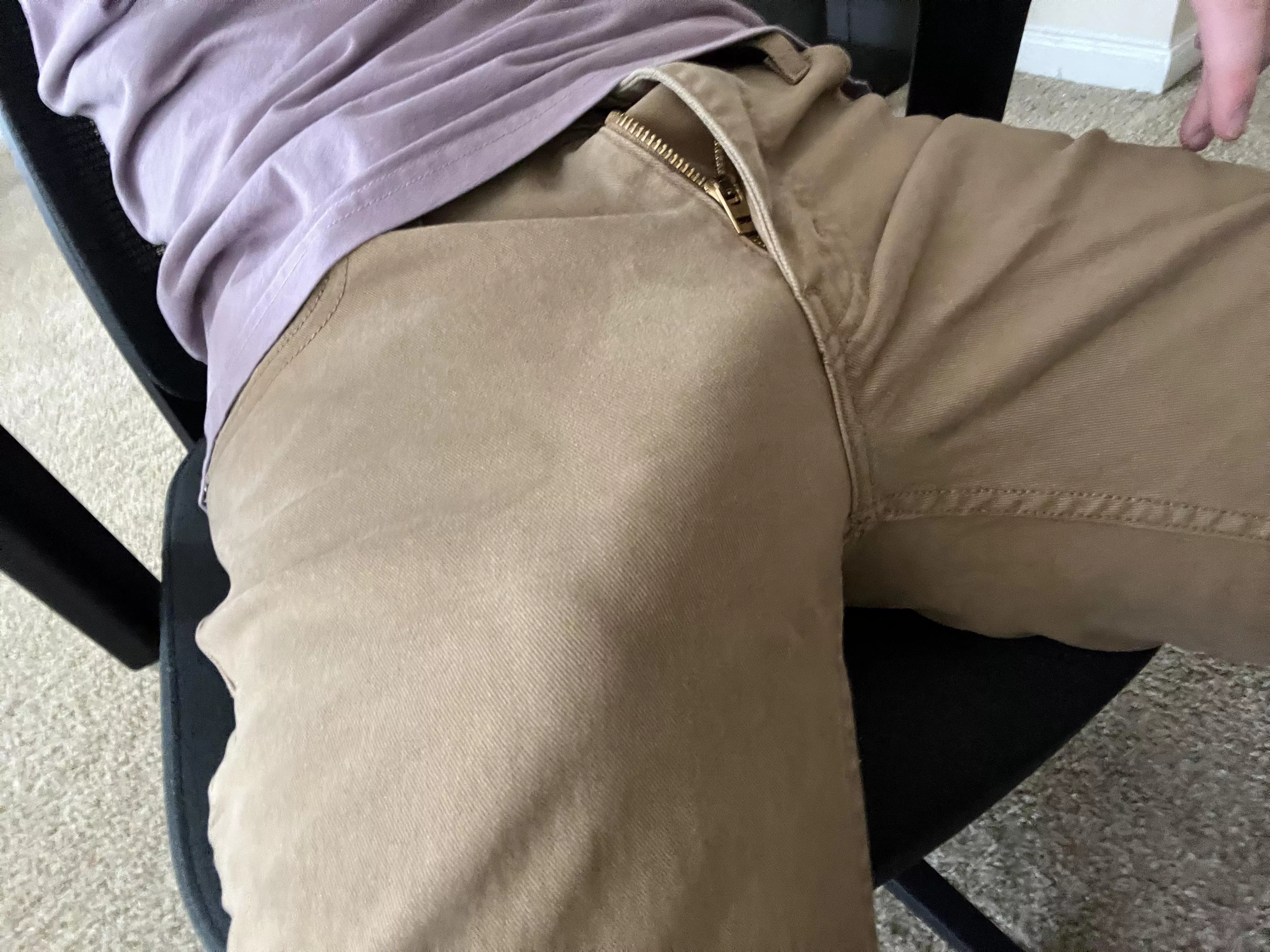 Cut off jeans. Would it be obvious in public?