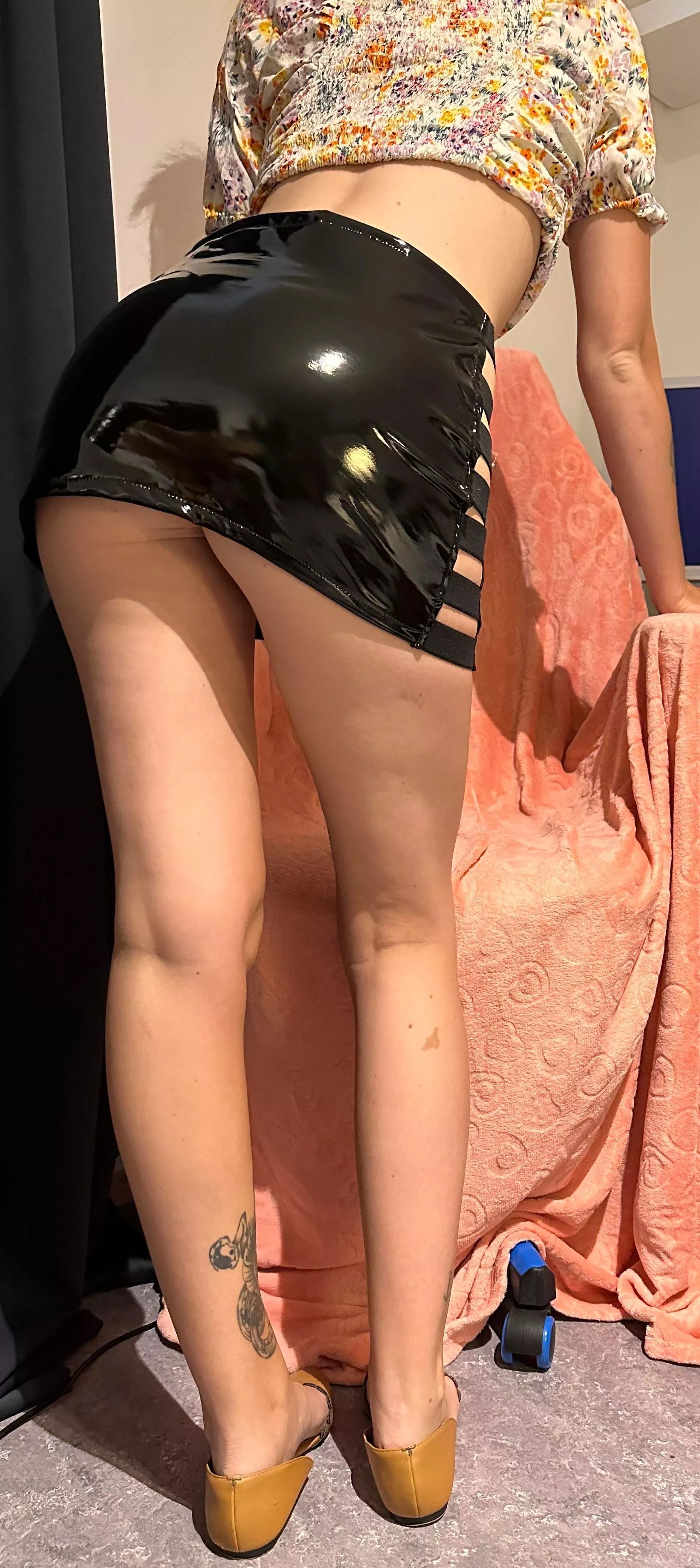 From Behind Tight Skirt
