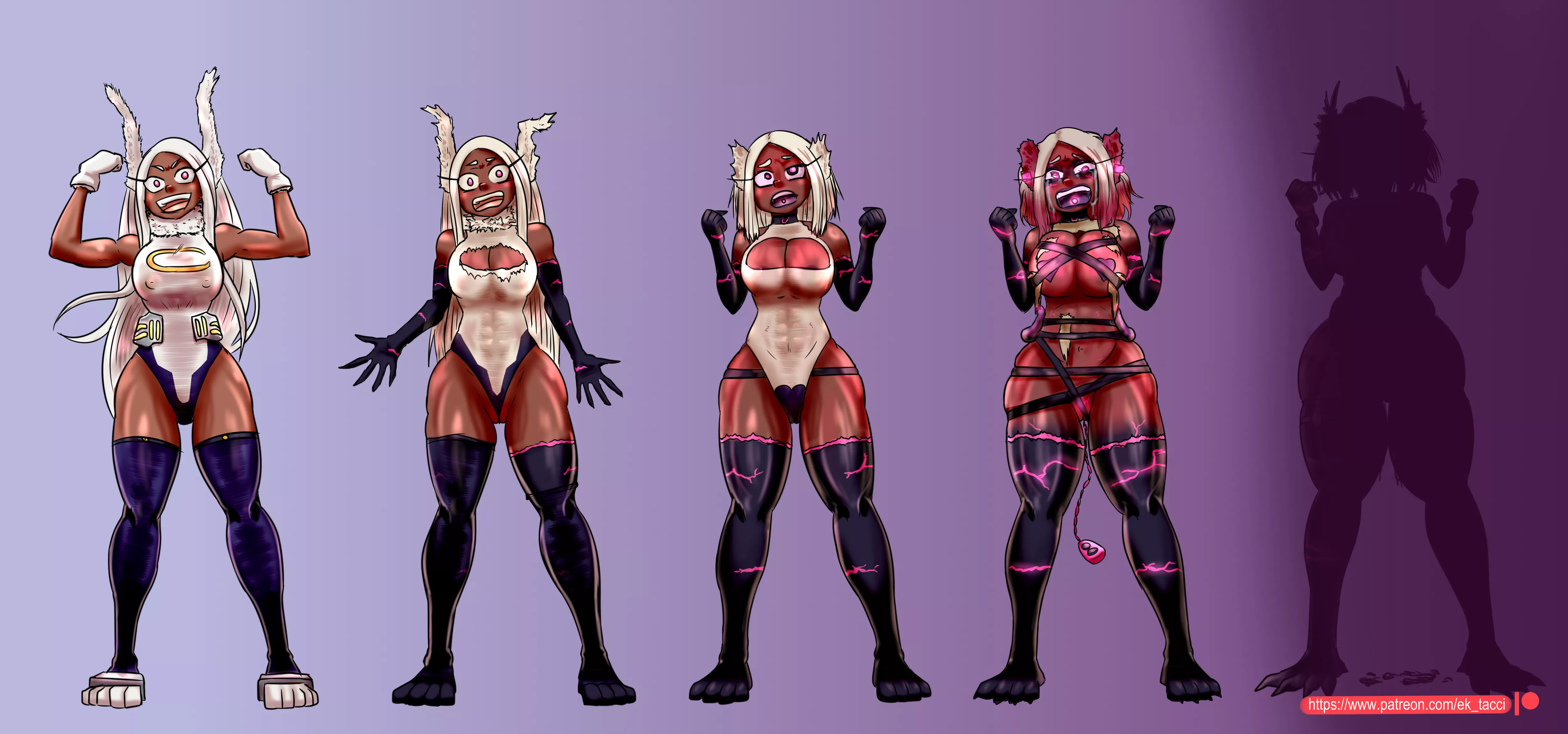 Hero to Nomu Breeder - Mirko [by ek_tacci]