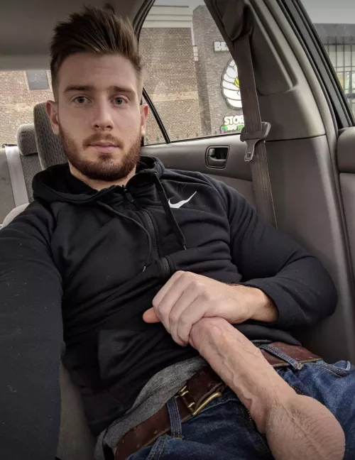 Imagine all this meat sliding inside you slowly