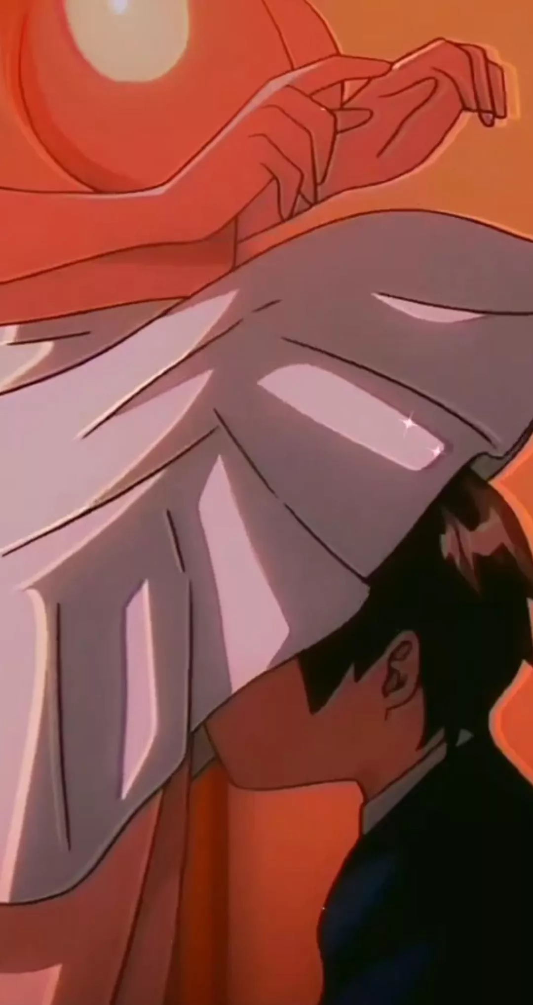 LF color source: 1boy, 1girl, brown hair, big breast, skirt, under skirt