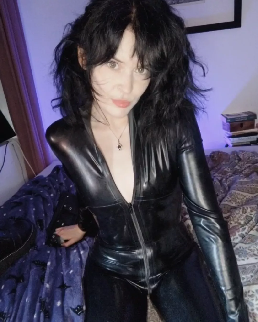 My latex cat suit