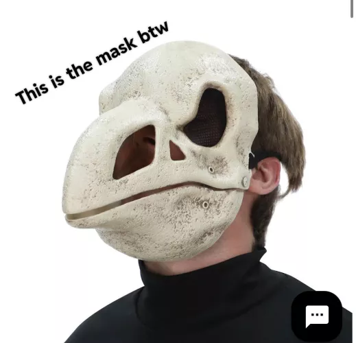 My mom threw out a Halloween crow mask because it was “evil”