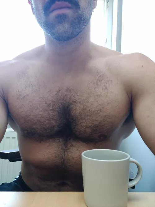 My own fault there's hair in my coffee.