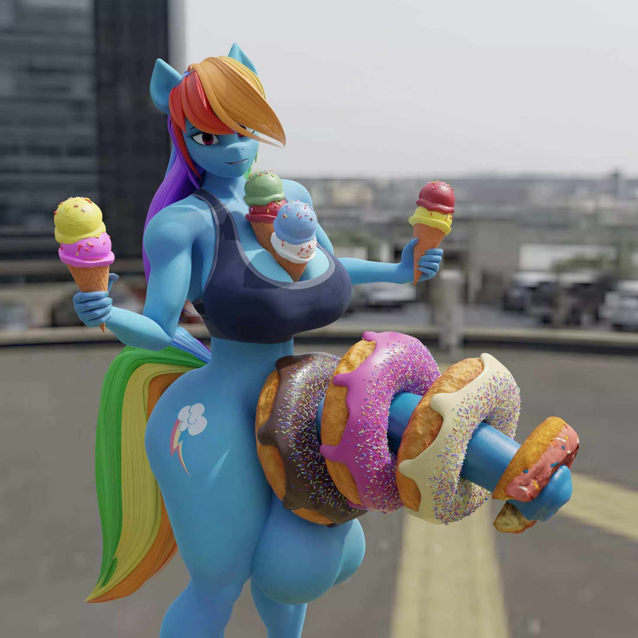 Rainbooms need a LOT of energy (Artist:MrMeatlovers/aPizzaTrash)