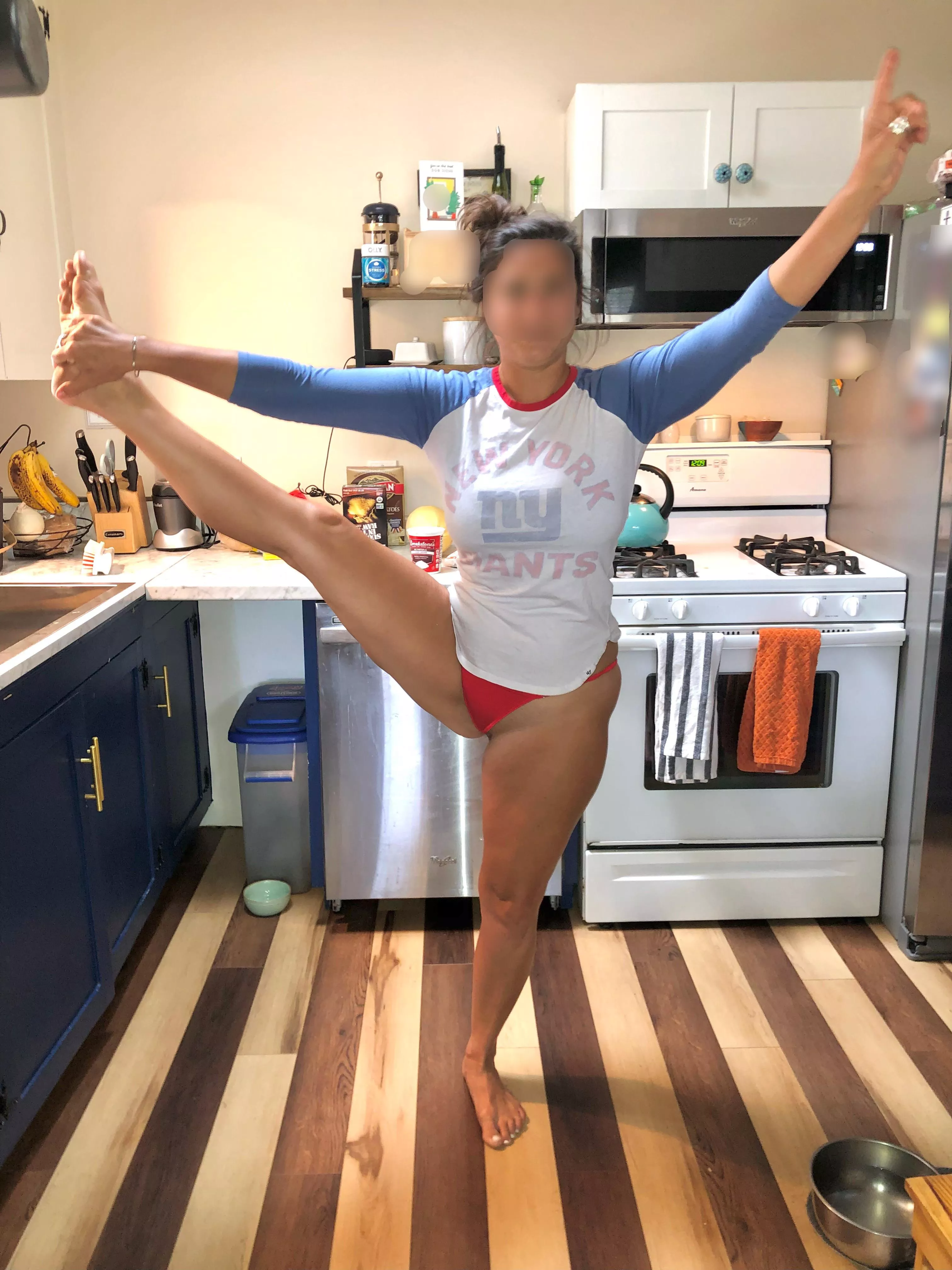 Red panties for Big Blue!!!