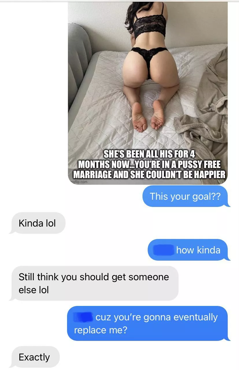 She only wants to be his