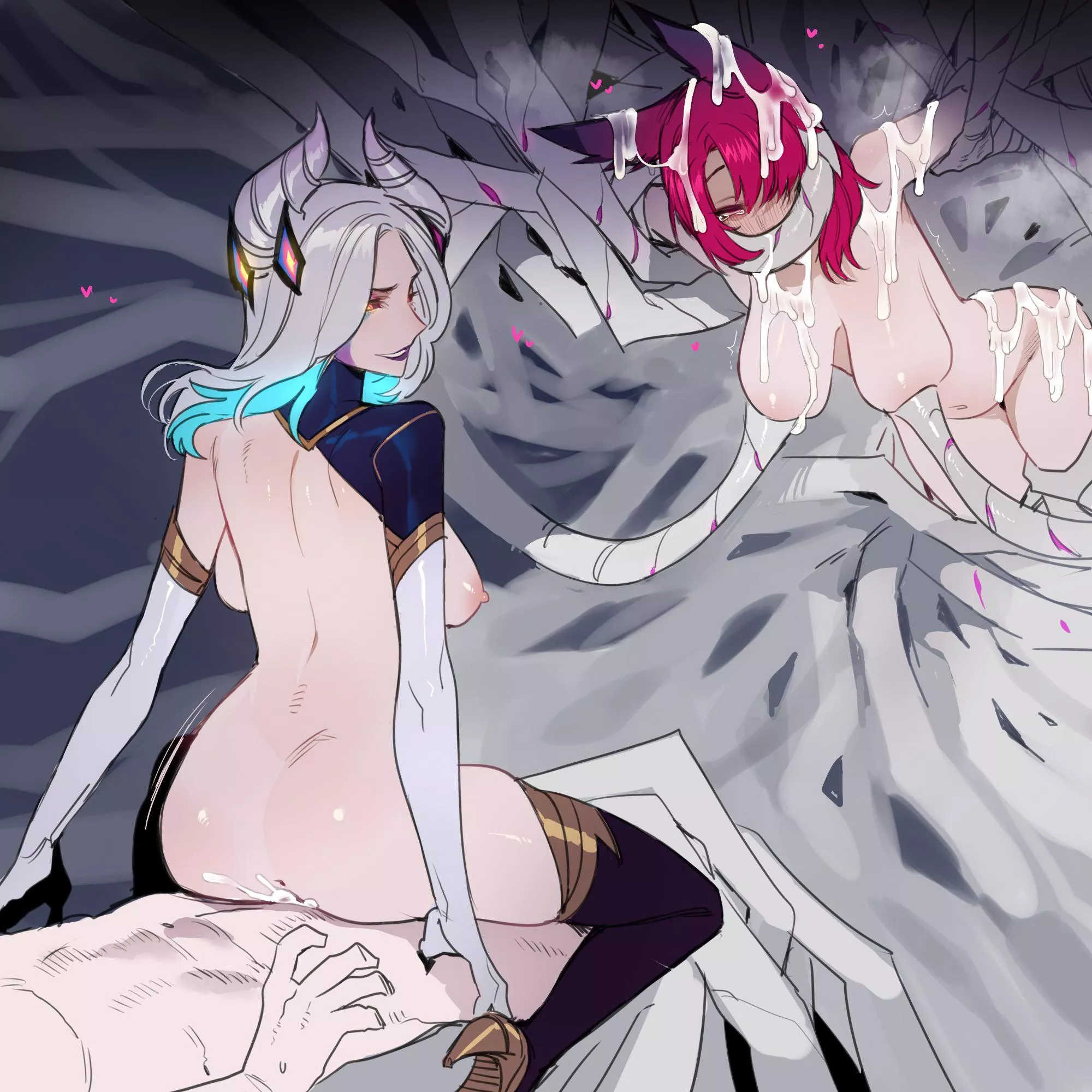 Star Nemesis Morgana and Xayah (ratatatat74)