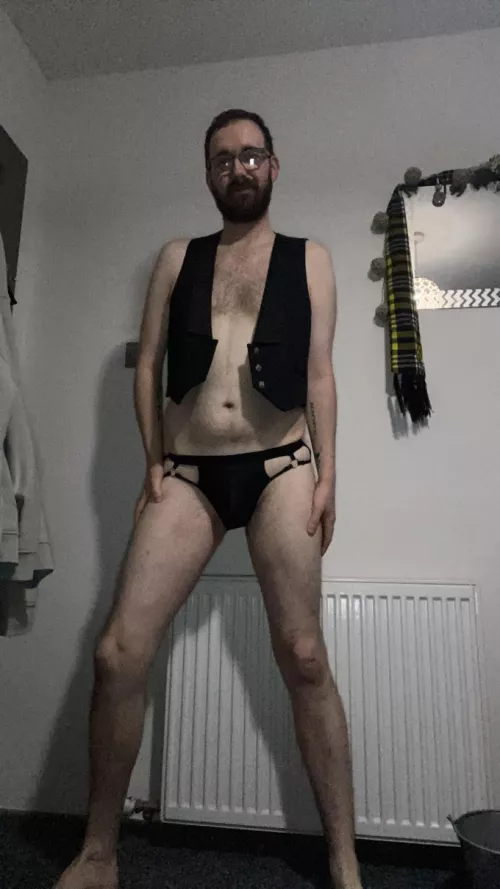 Submissive butler at your service