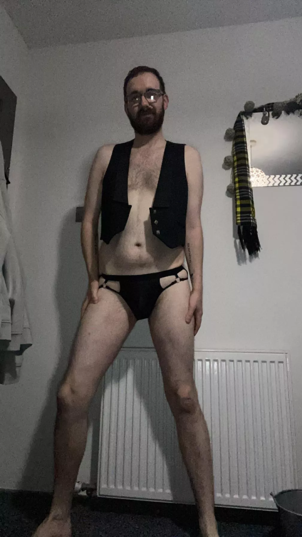 Submissive butler at your service