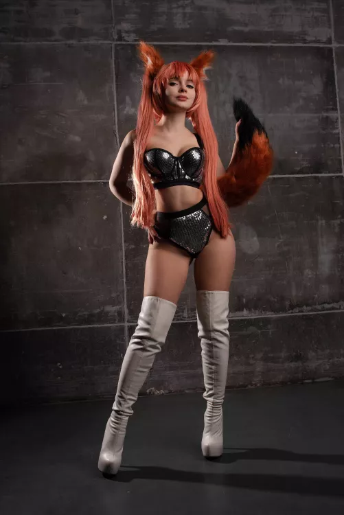 Tamamo racer cosplay by Evenink