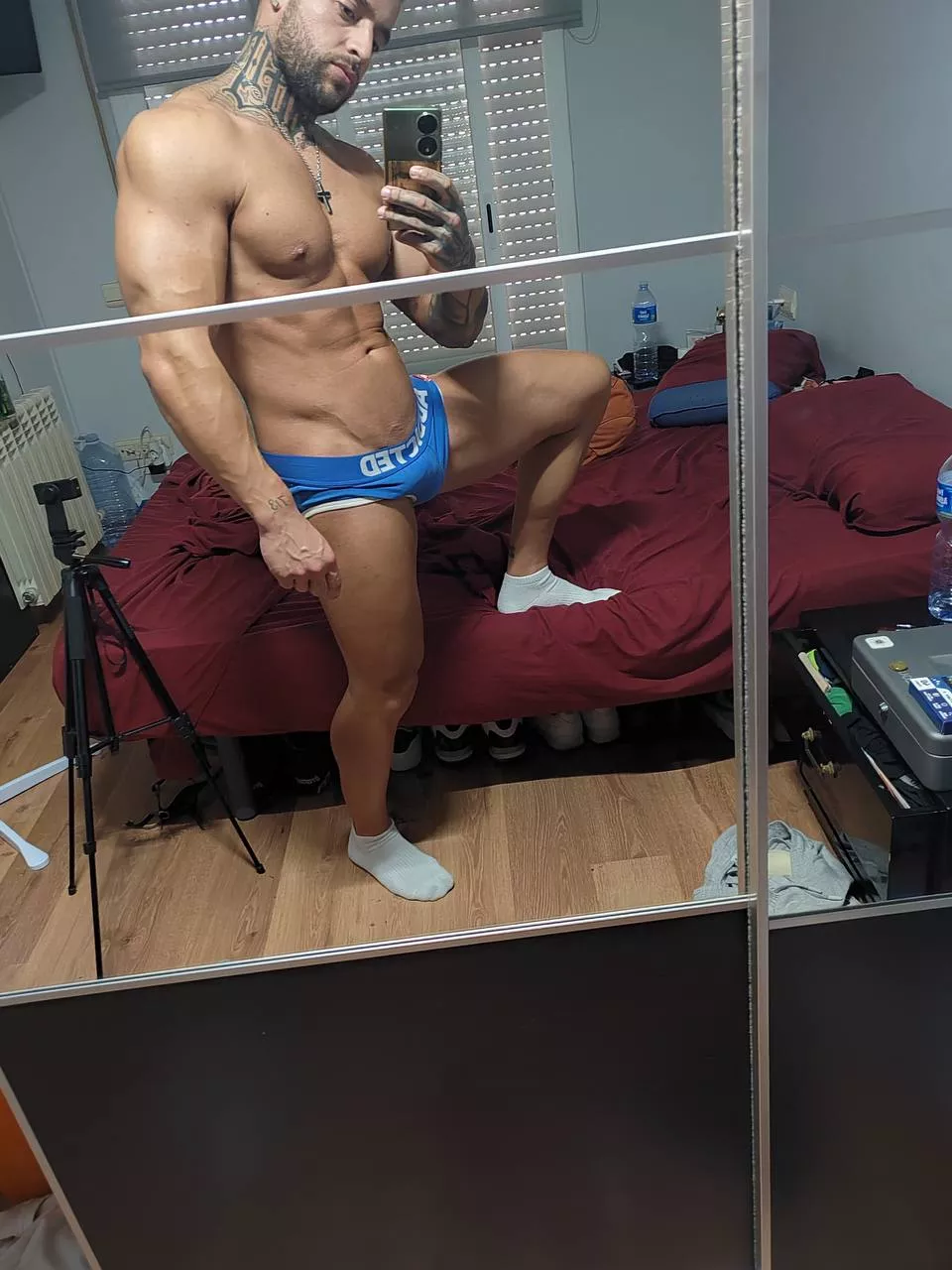 Touch and pull down my undies