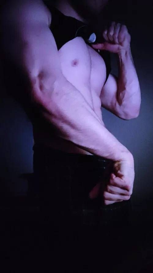 Trace the veins with your tongue