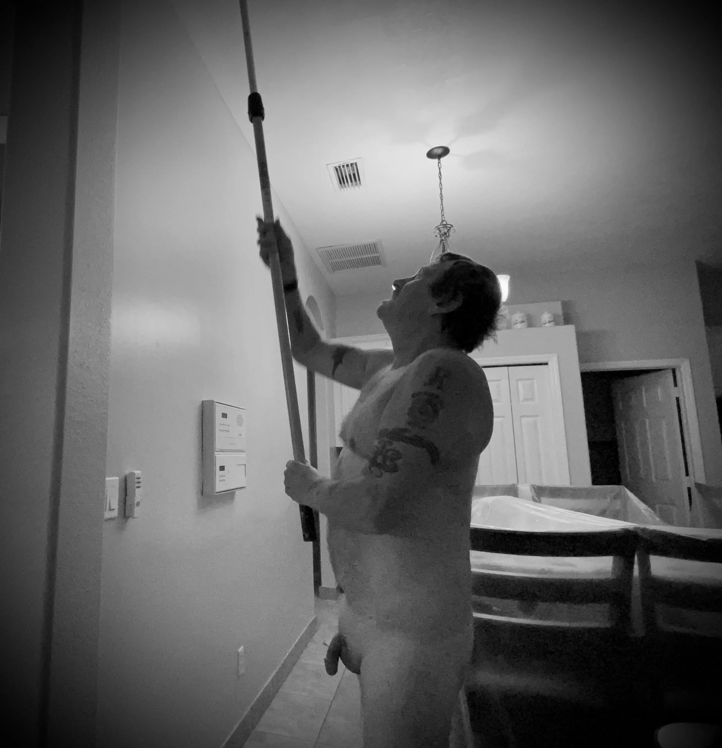 Who says you cant paint naked?