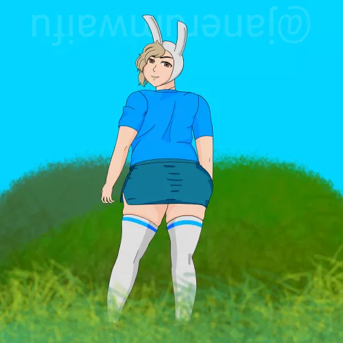 Amanda Cosplaying as Fionna [Original/Adventure Time]