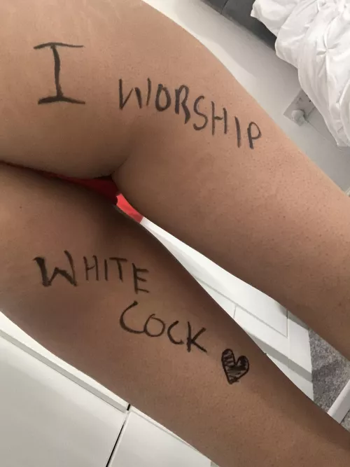 born to please white men 🤍