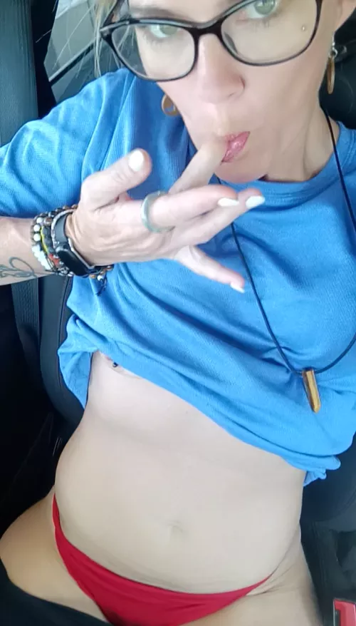 Can't help but taste myself every time.