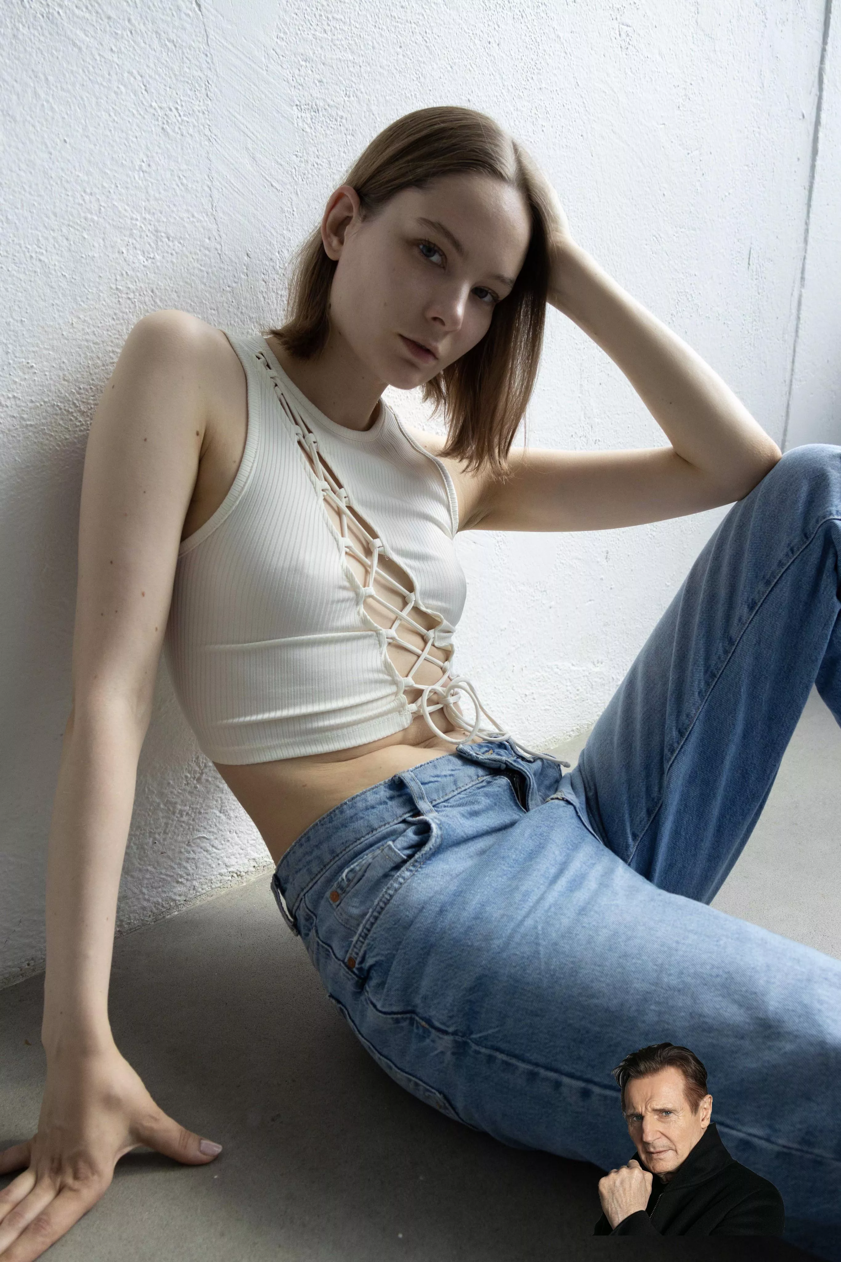 Come hang out on the floor with me and mini Liam