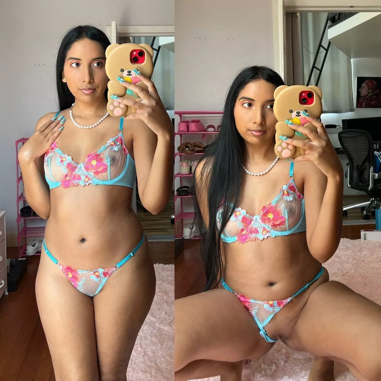 I'm going to sit on you, putting my panties aside