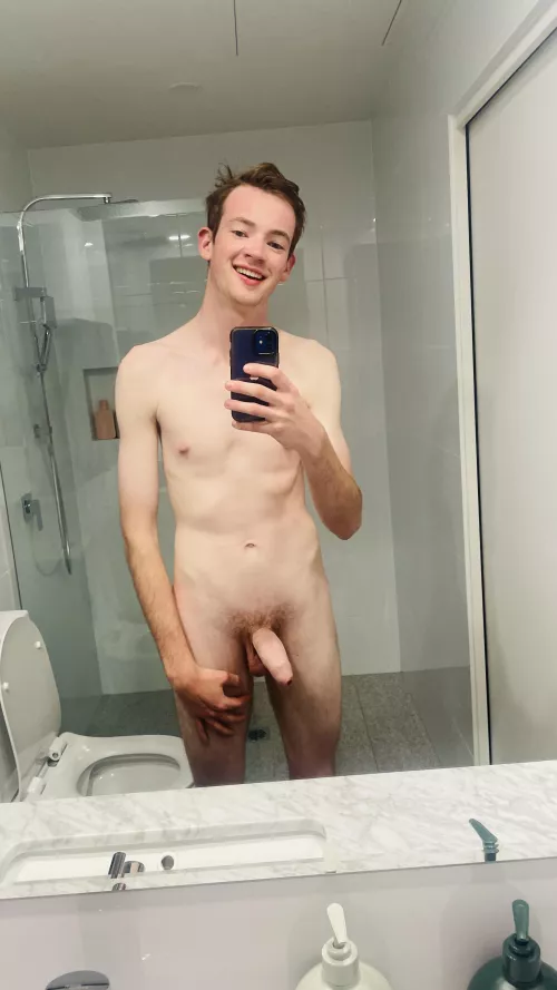 I’m not shy to showing off