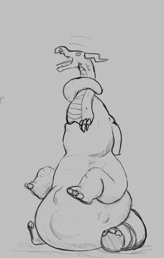 {Image} How do you all feel about Elephat pred Dragon Prey? (Art by Banzai)