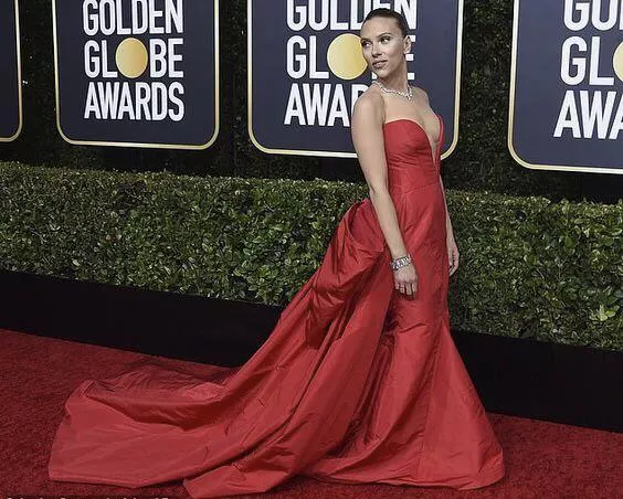 Scarlett Johansson at the 2020 Golden Globe Awards