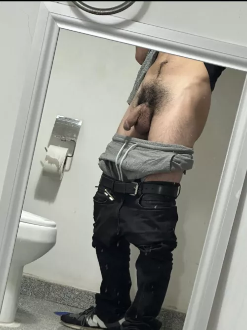 The bathroom door was wide open at this place lol… If you walked in what would have you said ?