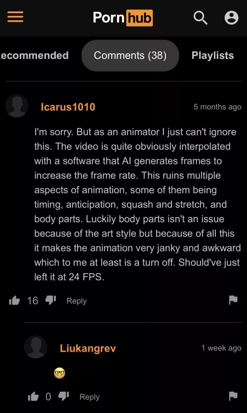 “Umm actually this wasn’t animated right”