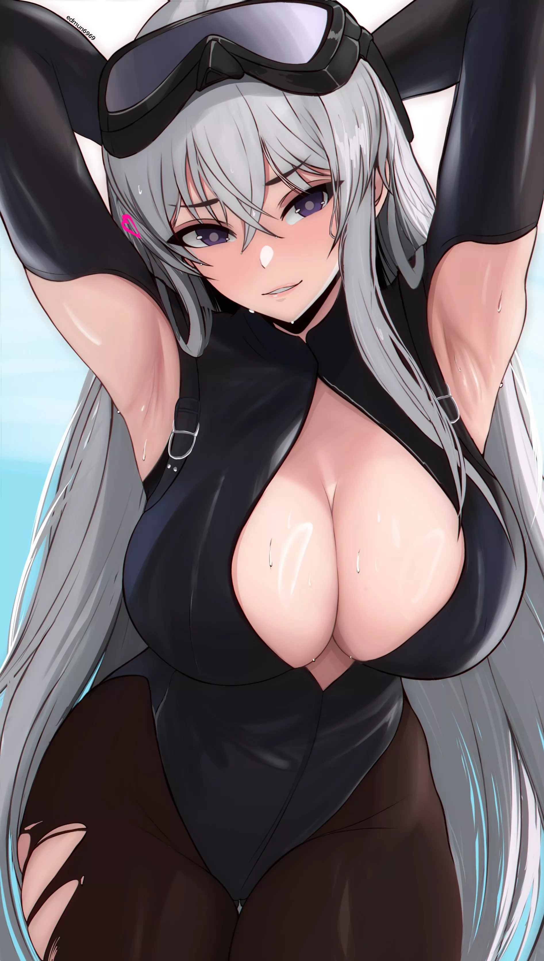Wetsuit Enterprise's Armpits (Edmun6969) [Azur Lane]