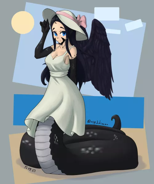 Asya the aspid, by me (AspidDrakon)