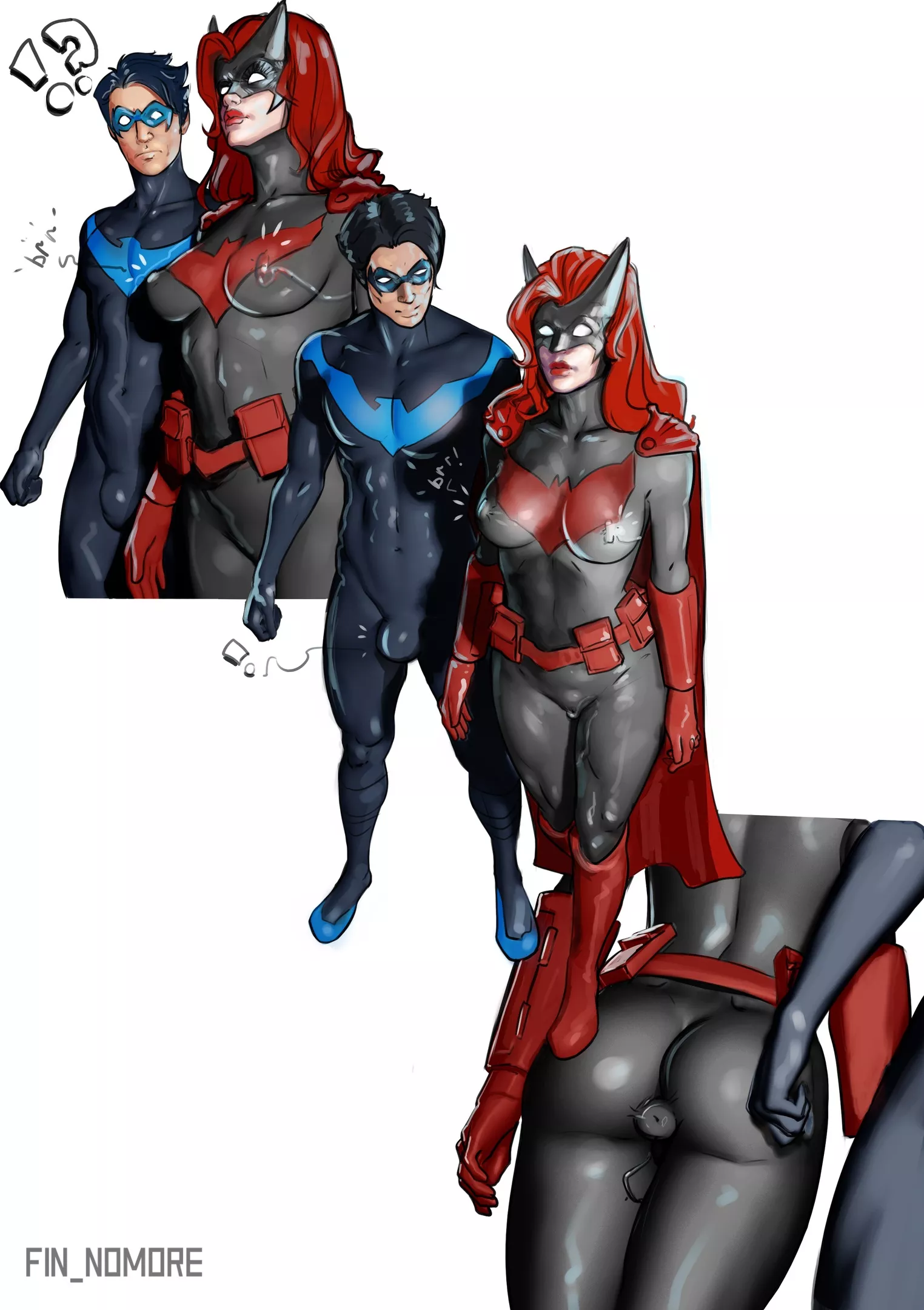 Batwoman and her secret (FinNomore) [Batman]