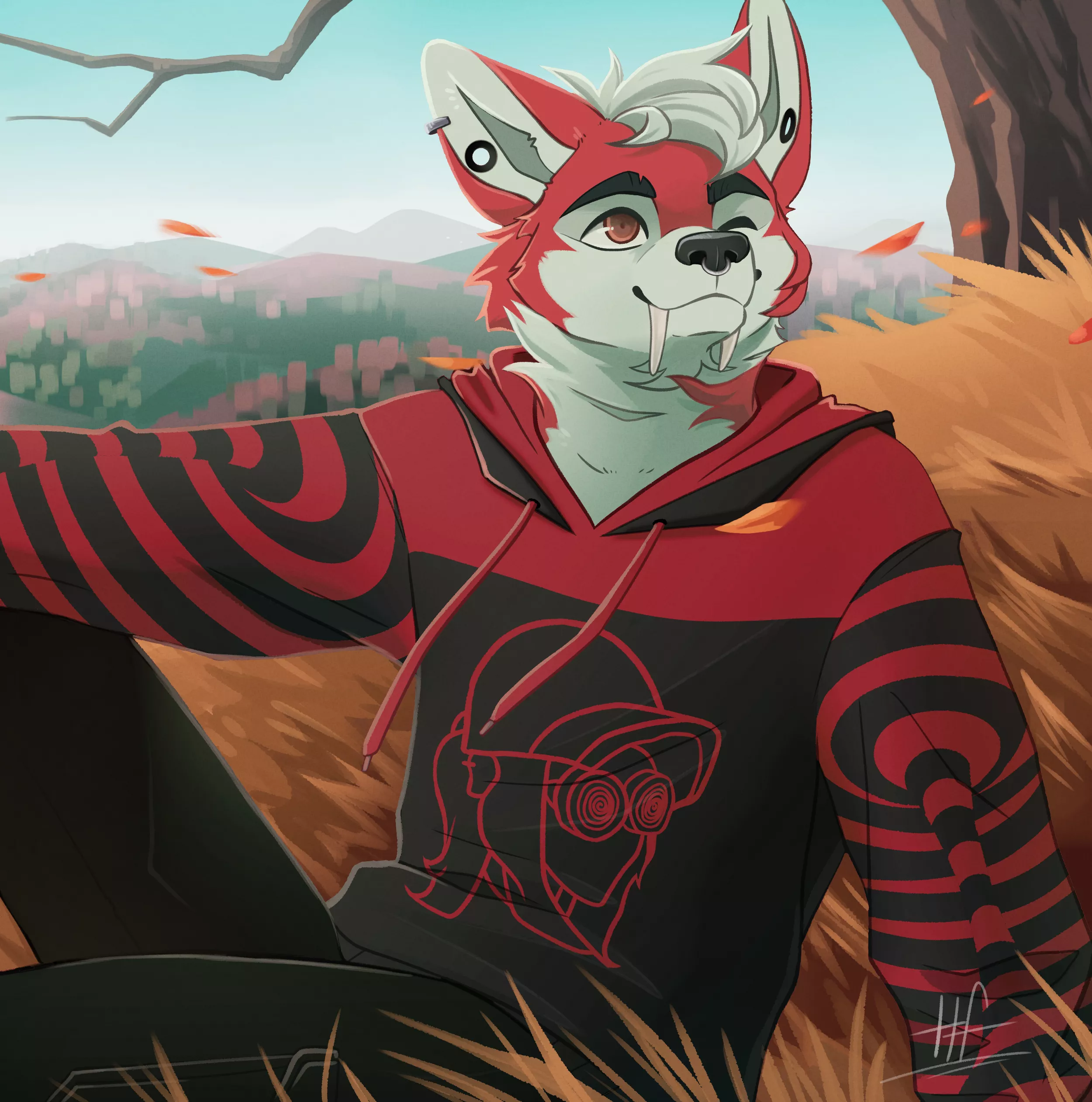 Commission for @sleddogmars on Instagram🍂 [by me, @heretic.fox on Instagram]