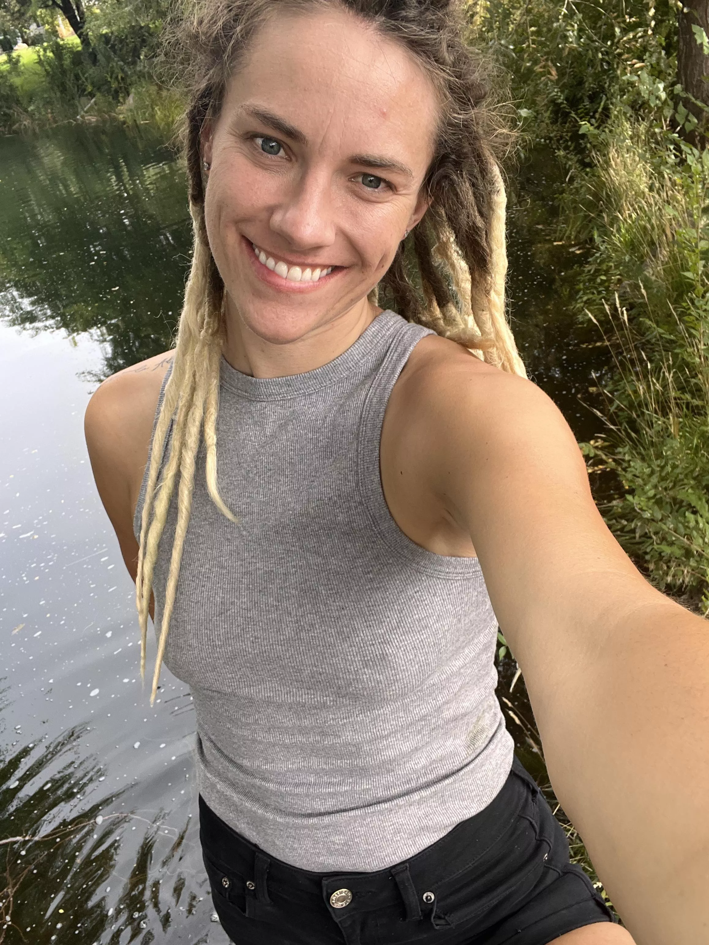 Discovered later my shirt was on backwards