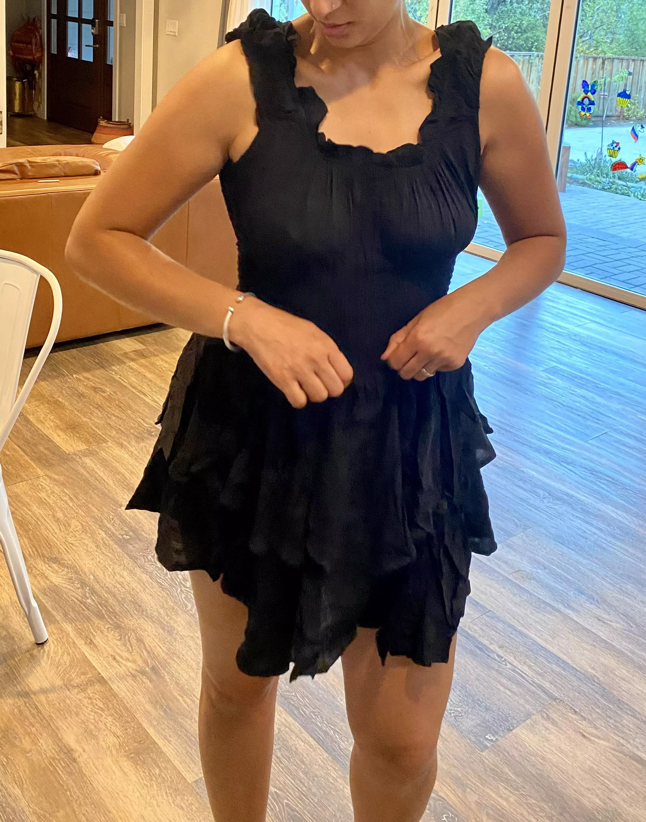 Do you think I can wear this to a work dinner with the husband?