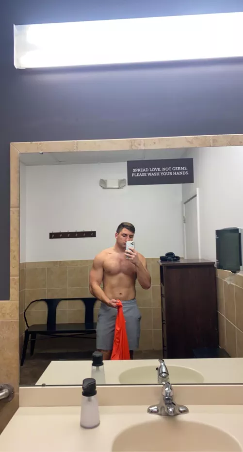 Feeling good from the gym this morning