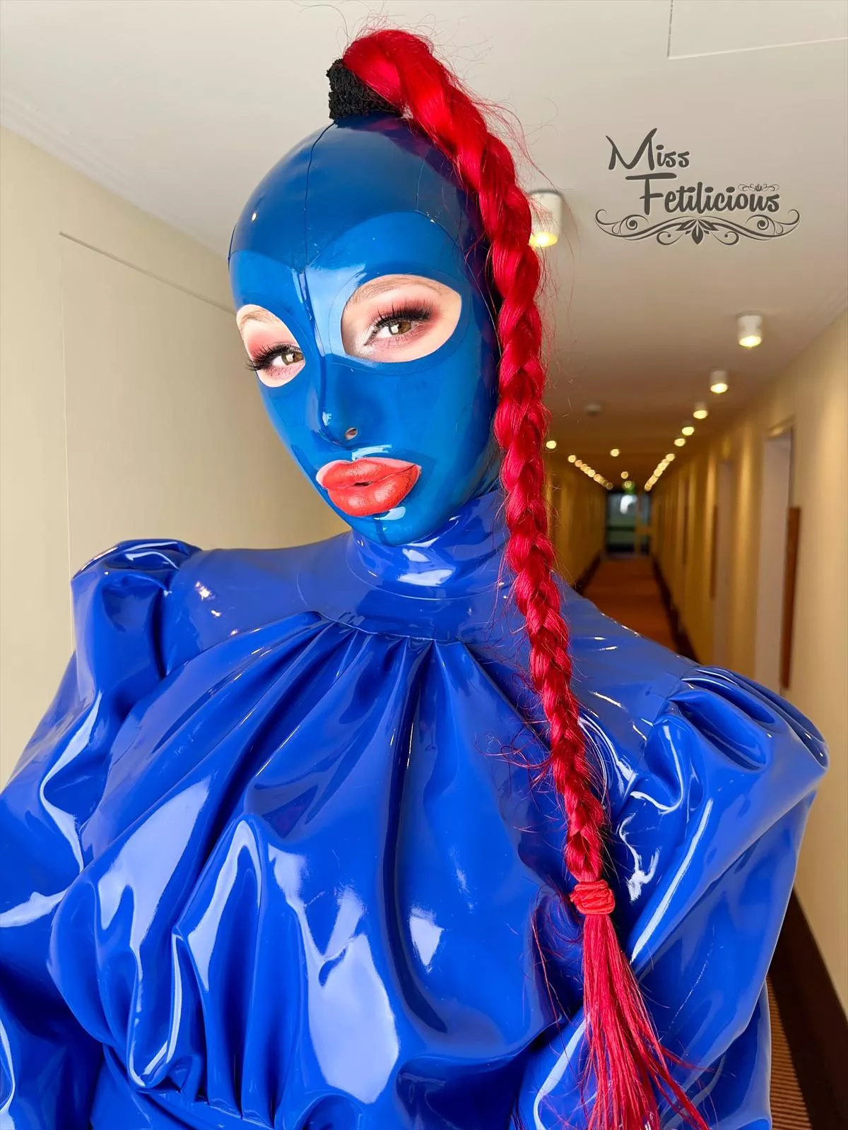 Going out in full rubber during the EFM23 💙