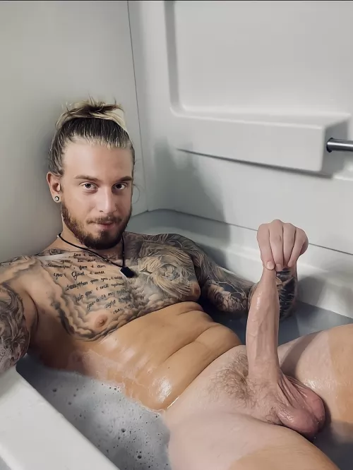 Imagine how smooth I’ll slide deep inside your guts…