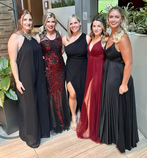 Milfs at a wedding