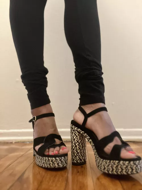 My shoes might be coach but my feet are first class