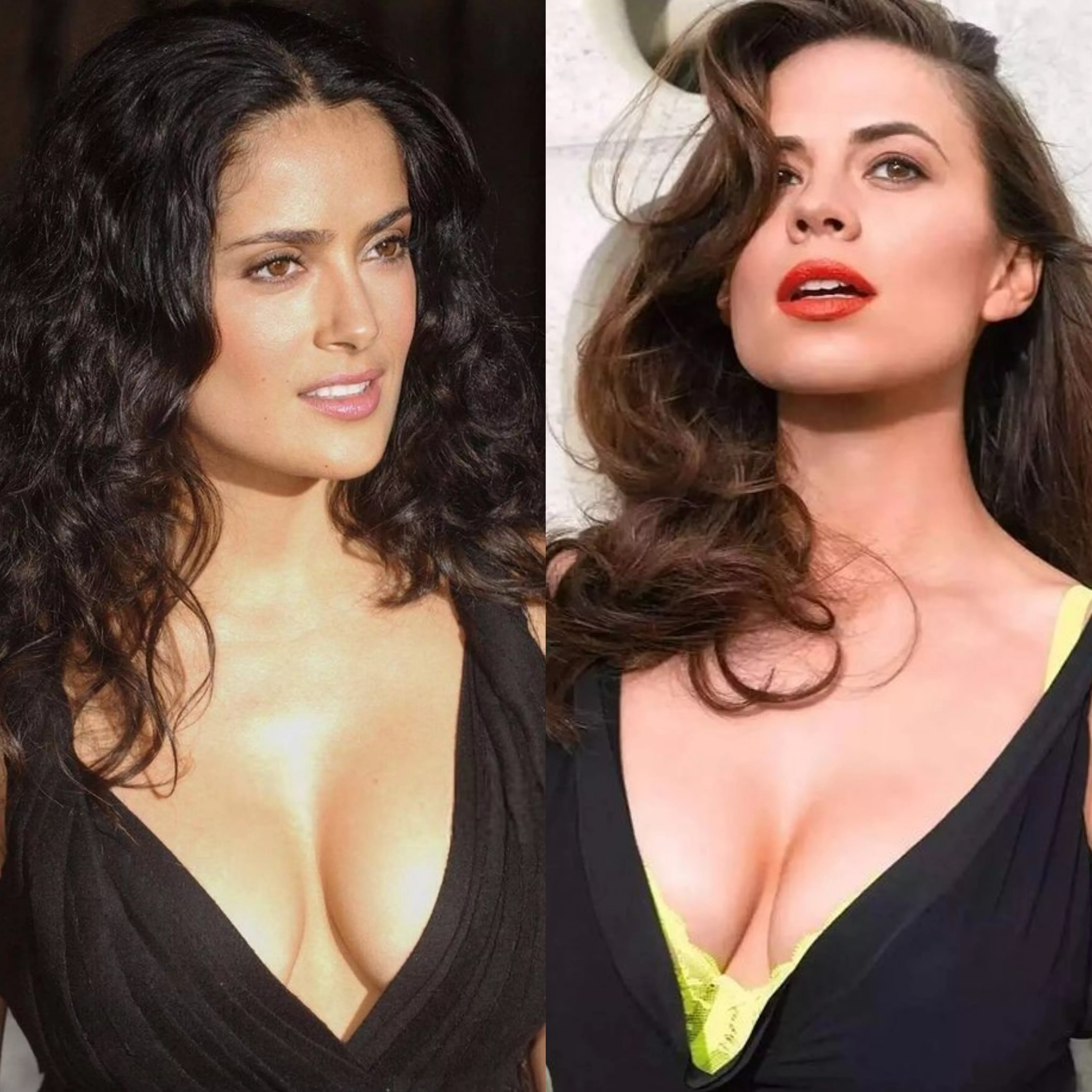 Salma Hayek vs Hayley Atwell