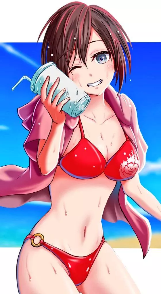 Swimsuit Ruby-chan (@kumanosigenium1)