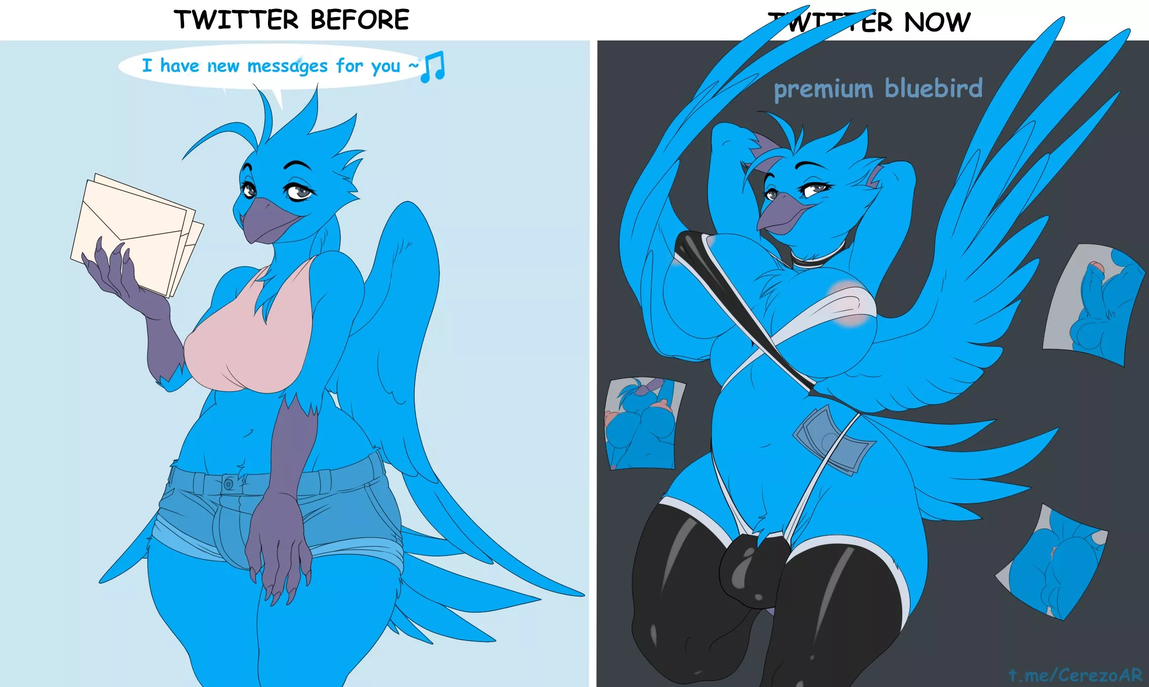 Then and Now (Artist:Cerezo)