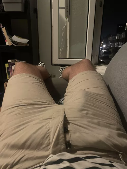 Wore this in public today. Didn’t really understand why I got stares, until I saw my pants…