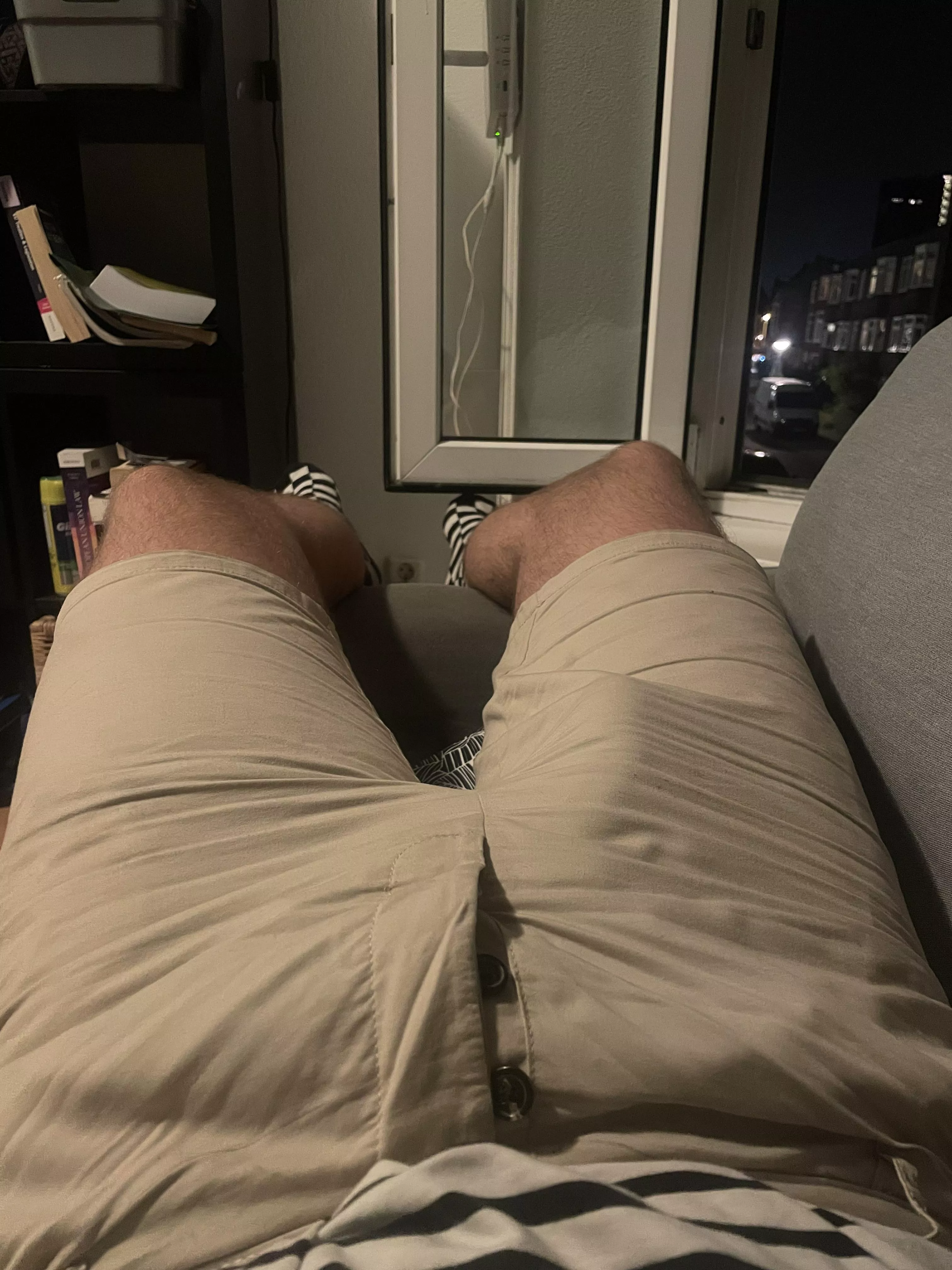 Wore this in public today. Didn’t really understand why I got stares, until I saw my pants…