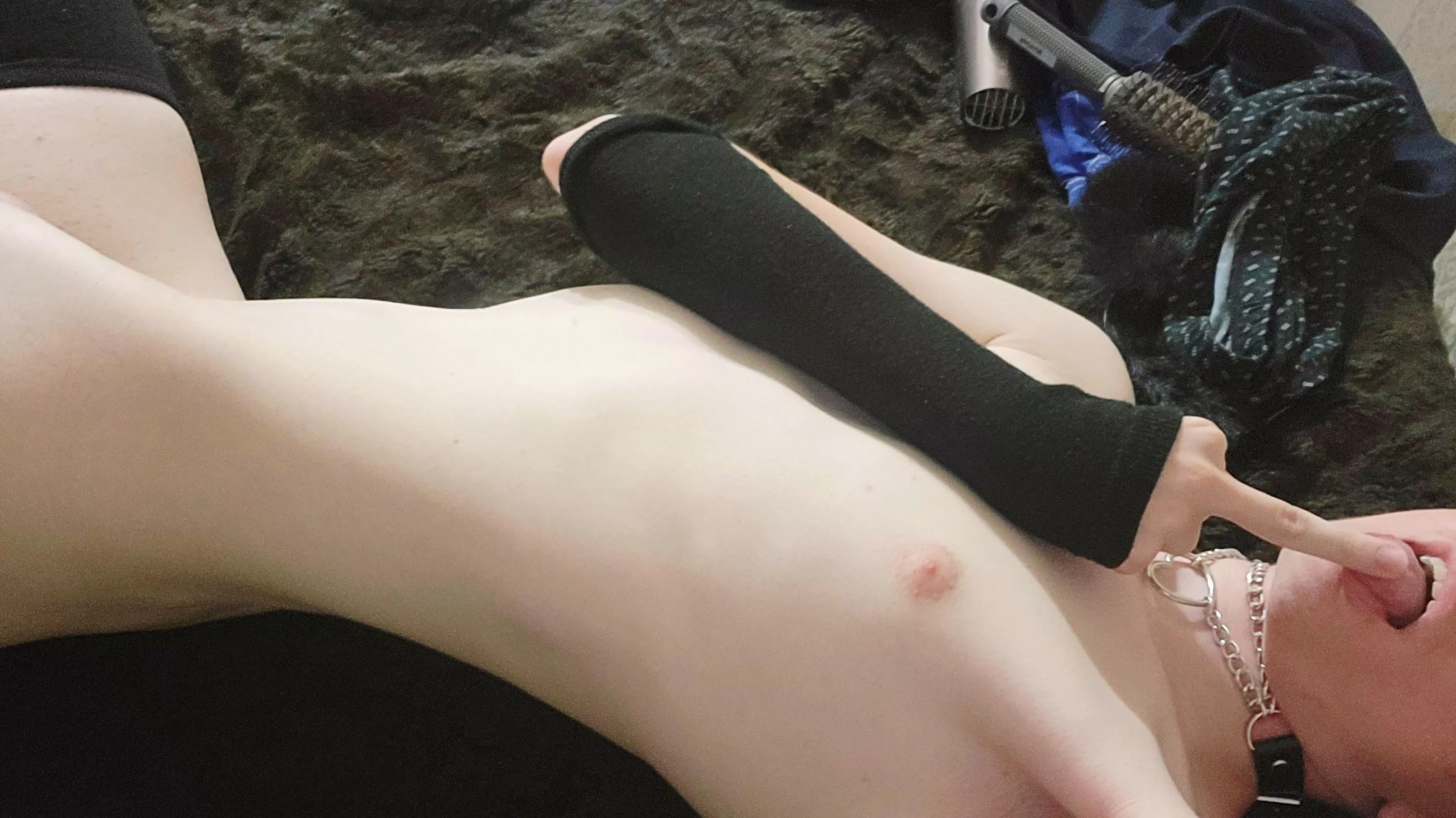 A wild bratty femboy appeared in your bed. What will you do?