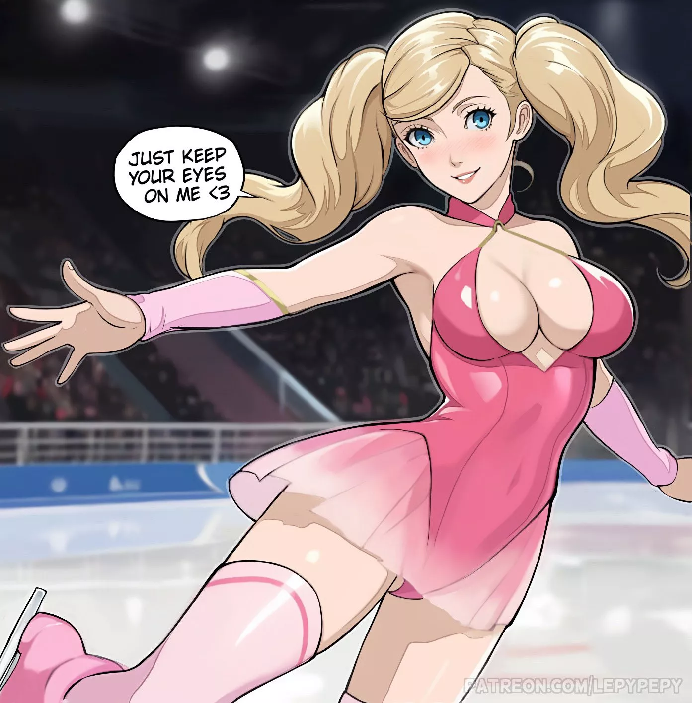 Ann ice skating (LepyPepy)