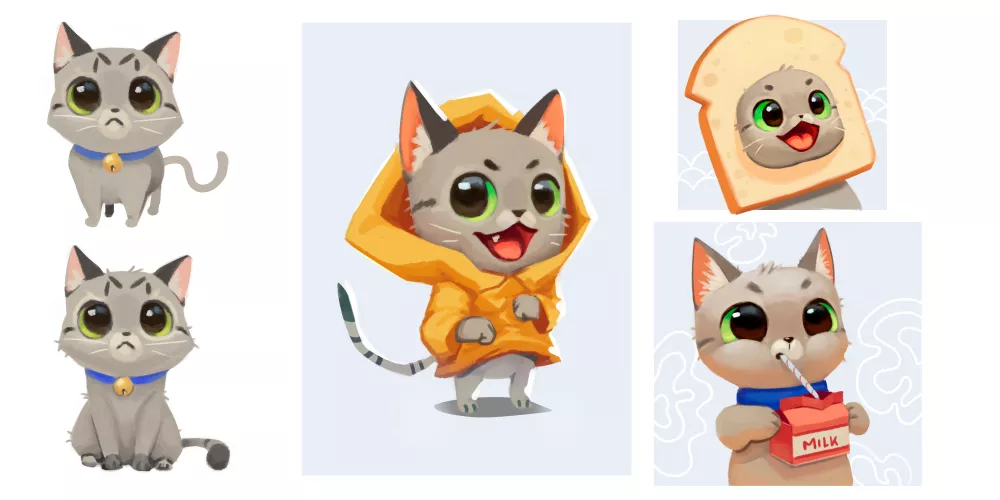 (Art by me) I tried some style variations, which one did you like best?